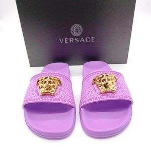 Versace Medusa Rubber Pool Slides Sandals
